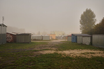 mgła ,miasto © Marcin Łazarczyk