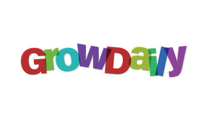 Fototapeta premium Inspiring Growth Daily A Vibrant Concept for Personal and Professional Development