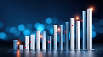 A holographic data grid, centered composition, interacting with a glowing KPI screen, background: neon-lit workspace, soft studio glow, dark mode with high-contrast overlays, futuristic UI elements,