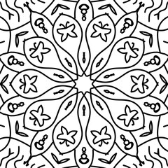 seamless pattern with flowers