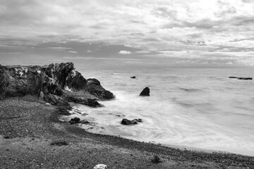 The Coast of Villaricos with cliffs and rocky coves
