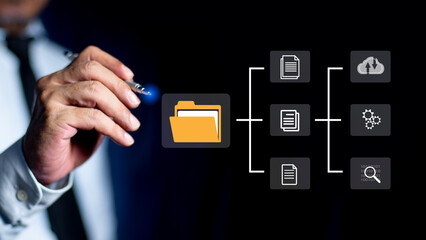 Document Management System DMS. Enterprise Resource Planning ERP. software to store, organize, track, and manage digital documents. Backup online document files.