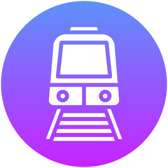 Naklejka premium Train Icon