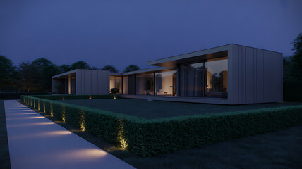 Obraz premium night view of the city