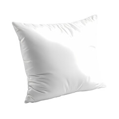 Soft white pillow resting on a clean surface, perfect for home decor and comfort enhancement