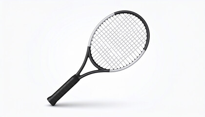 Tennis Racket Isolated on White