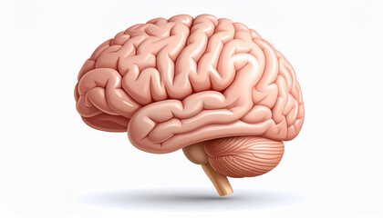 Human Brain Anatomy Illustration