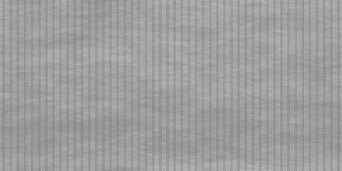Grey striped knitting wear textile background. Seamless lined knit texture. Knitted clothes fabric surface pattern. Knitwear material backdrop.