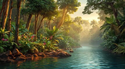 tropical forest in thailand