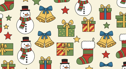 Christmas pattern holiday winter festive celebration season december ornament gift joy