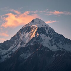 sunset in the mountains