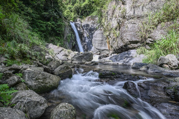 Beautiful Trails To Xiaojinping Waterfalls Group And Hot Spring, Jianshi, Hsinchu, Taiwan 