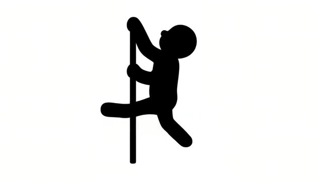 The challenge of climbing to the top icon