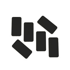 Modern smartphone mockup array offering sleek digital display for app presentation and responsive website design showcasing user interface across devices