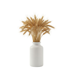 Golden wheat stalks in a ceramic vase create a rustic, harvest-inspired centerpiece, bringing warmth and natural beauty to any space with timeless elegance