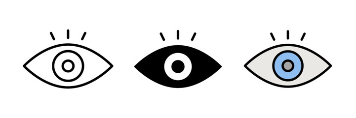 Vision icon Organization mission vision value icon design vector on white background.