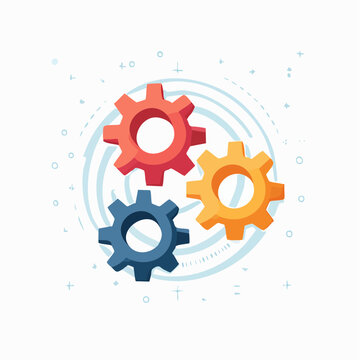 Symbole d&rsquo;industrie et de production moderne