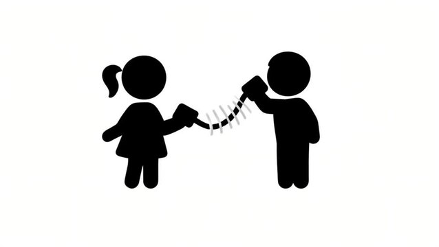 Simple communication through imaginative play icon