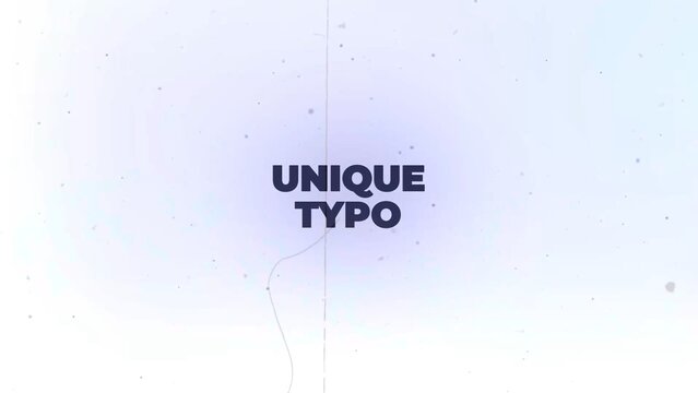 Minimal Text Animation Ver 8