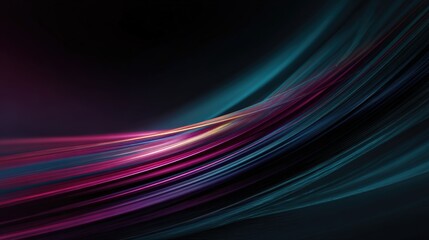 Vibrant abstract light streaks in dynamic digital art