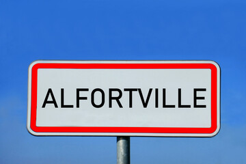 Ortsschild Alfortville