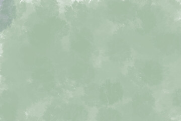 Green watercolor background with soft texture for various creative projects isolated on transparent background