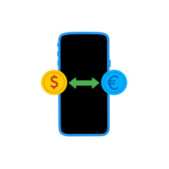 Mobile Currency Exchange Concept