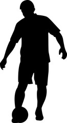 Vector illustration of a football player