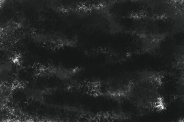 Abstract black grunge background with rough texture for graphic design isolated on transparent background