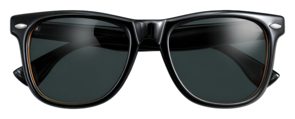 Stylish sunglasses fashion showcase urban product isolated on transparent background