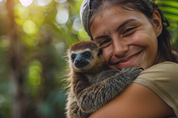 Dedicated conservationist passionately advocating for the protection of endangered species, highlighting the ethical responsibility to safeguard our planet's biodiversity  