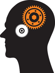 Brain Gears Mechanism Concept Design creative thinking, 
