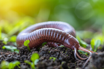 Emphasizing vital relationship between soil worms and earth, these creatures play a crucial role in enhancing soil health by aerating ground and promoting circulation of essential nutrients, ultimatel
