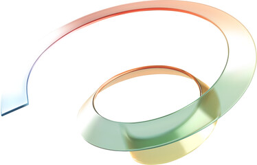 Translucent Twisted Ribbon
