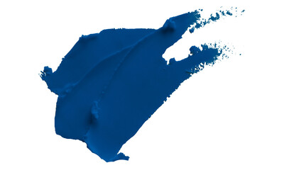 Blue clay texture on transparent background.
