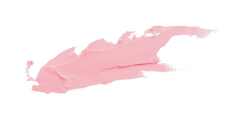 Pink clay texture on transparent background.