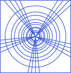 Obraz premium Geometric Target Circle