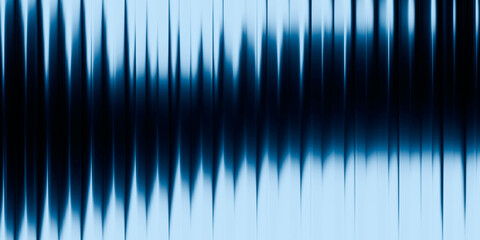 Abstract futuristic background with vertical metallic waves in cyan and black tones. Smooth reflective surface with soft gradients, perfect for tech, fashion, and digital design.