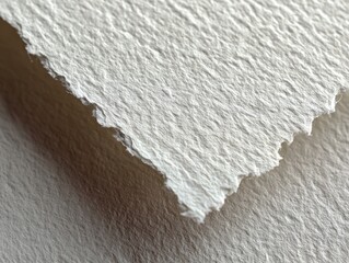 Textured White Paper Sheet Close-up Macro Shot Abstract Paper Texture Surface Background Detailed Fiber Pattern Neutral Color Design Material
