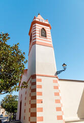 The Church of Sant'Anna located in the center of Tinnura, a small village in the Province of Oristano, Sardinia, Italy.