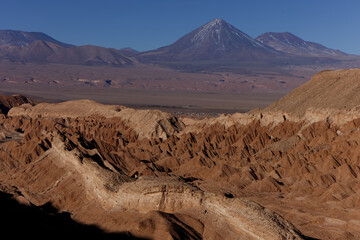 Death Valley at sunset in San Pedro de Atacama, Chile