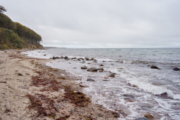 Ostsee Strand im Herbst