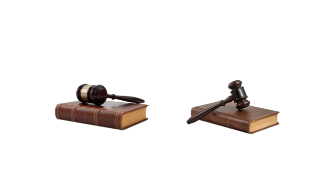 Gavel on transparent background png