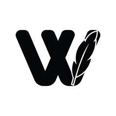 monogram letter W, artistic initial W, monogram template, royal W, vintage letter W, chic W, custom monogram W, logo W design, gothic W, intertwined W, intertwined monogram, elegant letter W