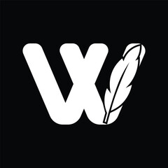 monogram letter W, artistic initial W, monogram template, royal W, vintage letter W, chic W, custom monogram W, logo W design, gothic W, intertwined W, intertwined monogram, elegant letter W