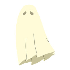 Ghost 1 cute, PNG illustration.