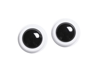 Googly Eyes Isolated on Transparent Background – Fun Cartoon Eyes Clipart PNG