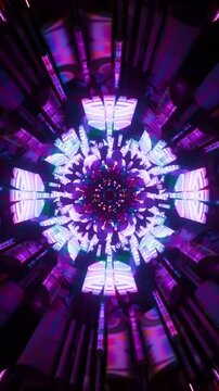 Hypnotic mandala animation with refined ornamental structure with rhythmic symmetry and mindful pacing, immersive audiovisual backdrop crafted for trance, mindfulness, and creative events