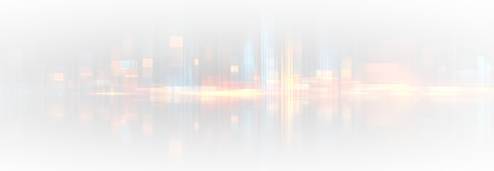 Abstract motion line effect PNG background with blue neon speed trails, futuristic highway glow and digital expressway light vector.