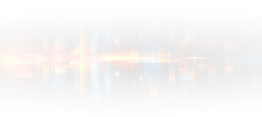 Abstract bright laser beam line PNG with dynamic highway traffic light trails, futuristic night...